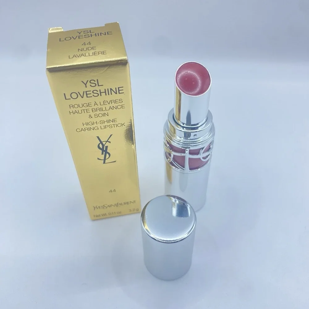 YSL loveshine 44 Nude lavalliere High Shine Caring Lipstick full size 3.2g